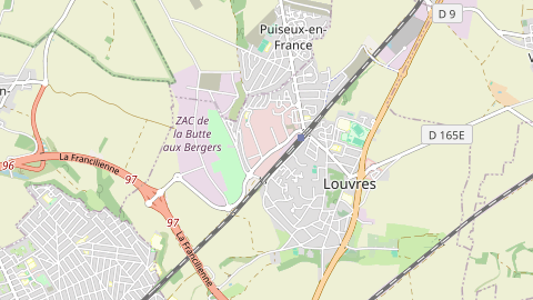 Carte de localisation de l'évènement