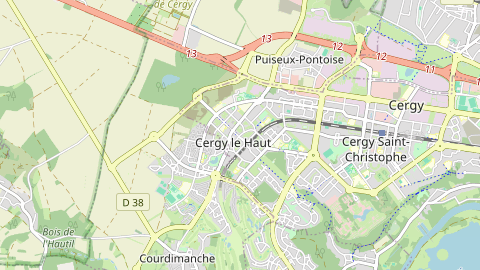 Carte de localisation de l'évènement