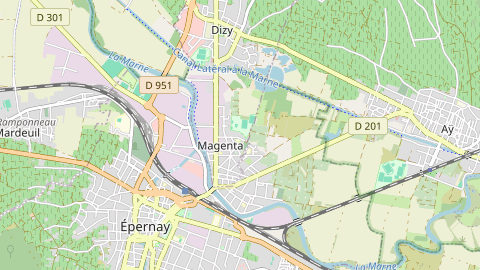 Carte de localisation de l'évènement