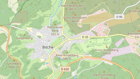 Carte de localisation de l'évènement