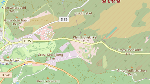 Carte de localisation de l'évènement