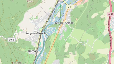 Carte de localisation de l'évènement
