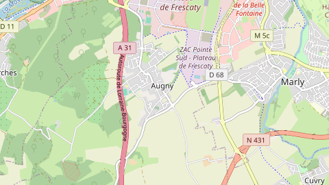 Carte de localisation de l'évènement