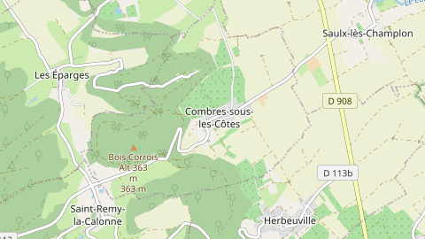 Carte de localisation de l'évènement