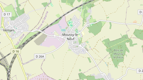 Carte de localisation de l'évènement