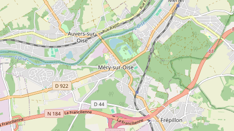 Carte de localisation de l'évènement