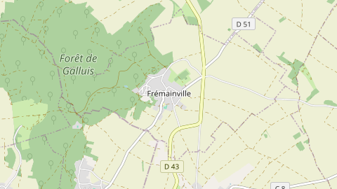 Carte de localisation de l'évènement