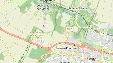 Carte de localisation de l'évènement