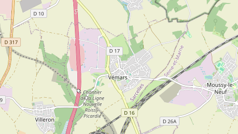 Carte de localisation de l'évènement