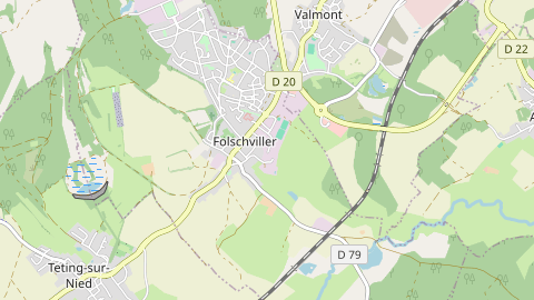 Carte de localisation de l'évènement