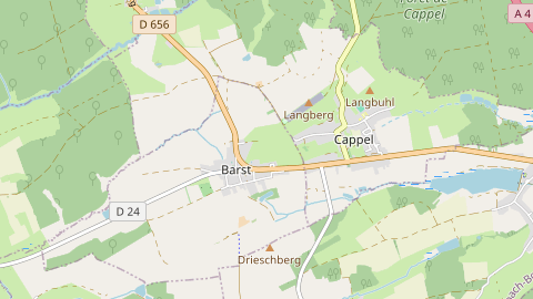 Carte de localisation de l'évènement