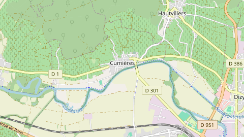 Carte de localisation de l'évènement