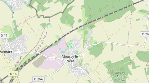 Carte de localisation de l'évènement