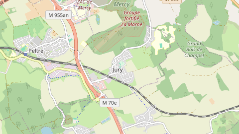 Carte de localisation de l'évènement