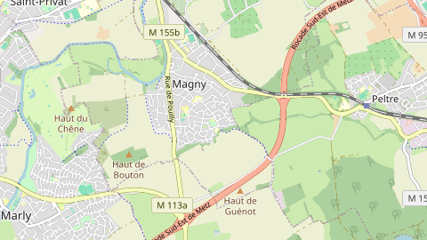 Carte de localisation de l'évènement