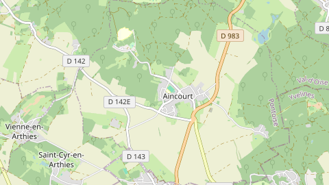Carte de localisation de l'évènement