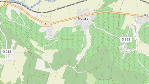 Carte de localisation de l'évènement