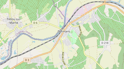 Carte de localisation de l'évènement