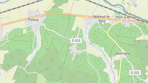 Carte de localisation de l'évènement