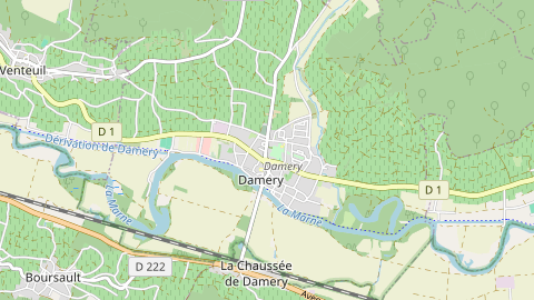 Carte de localisation de l'évènement