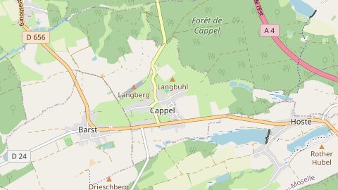 Carte de localisation de l'évènement