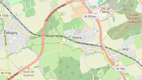 Carte de localisation de l'évènement