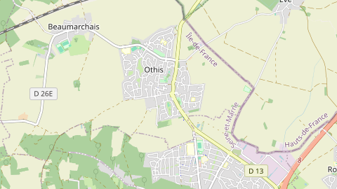 Carte de localisation de l'évènement