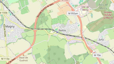 Carte de localisation de l'évènement