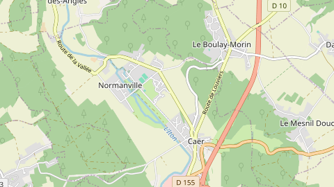 Carte de localisation de l'évènement