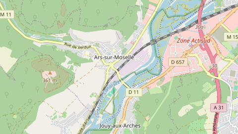 Carte de localisation de l'évènement