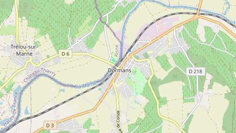 Carte de localisation de l'évènement