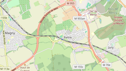 Carte de localisation de l'évènement