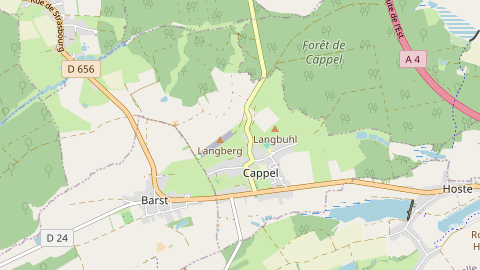 Carte de localisation de l'évènement