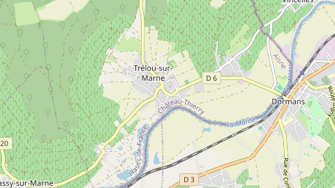 Carte de localisation de l'évènement