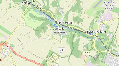 Carte de localisation de l'évènement