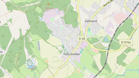 Carte de localisation de l'évènement