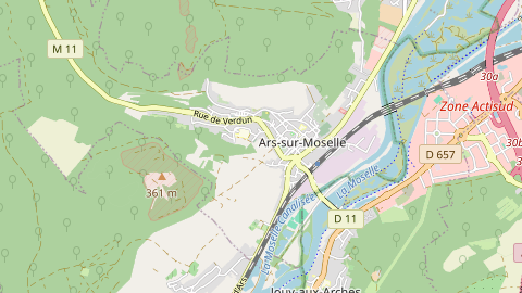 Carte de localisation de l'évènement