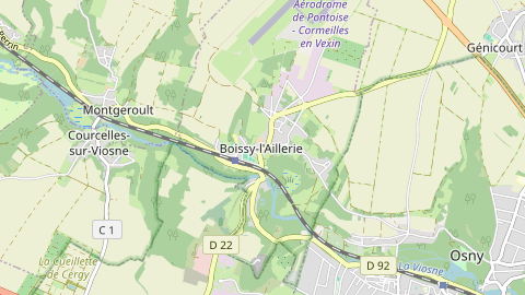 Carte de localisation de l'évènement