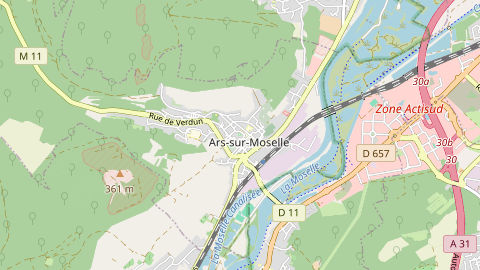 Carte de localisation de l'évènement