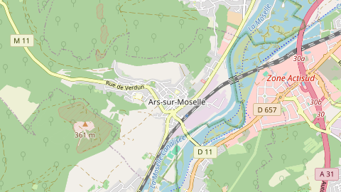 Carte de localisation de l'évènement