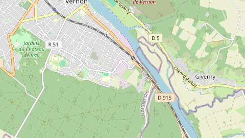 Carte de localisation de l'évènement