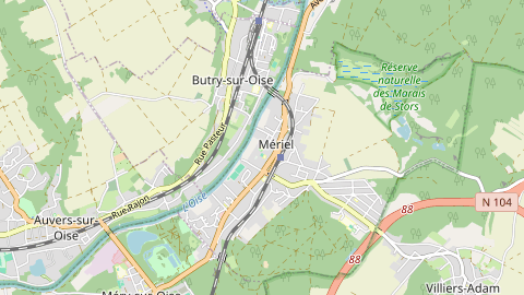 Carte de localisation de l'évènement