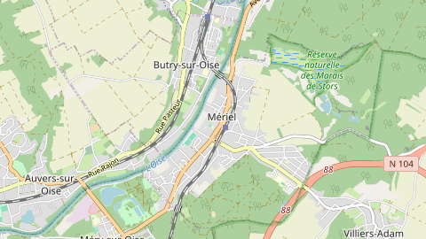 Carte de localisation de l'évènement