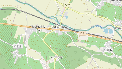 Carte de localisation de l'évènement