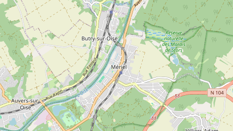 Carte de localisation de l'évènement