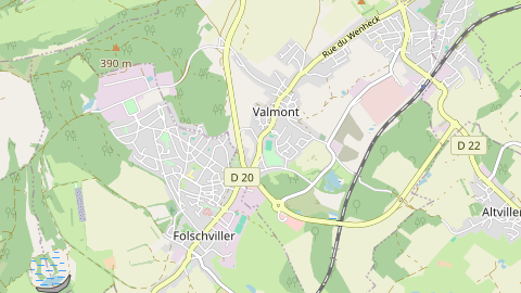 Carte de localisation de l'évènement