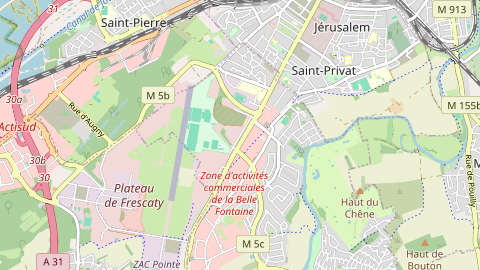 Carte de localisation de l'évènement