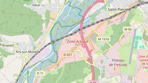 Carte de localisation de l'évènement