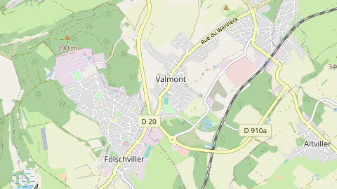 Carte de localisation de l'évènement