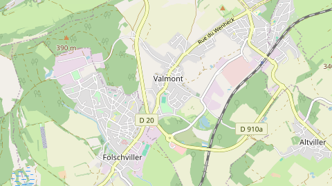 Carte de localisation de l'évènement